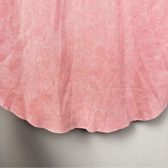 YOUNG FABULOUS & BROKE | NEW Robbie Ribbed Pink Midi Tank Dress Women’s Size S - Picture 6 of 9